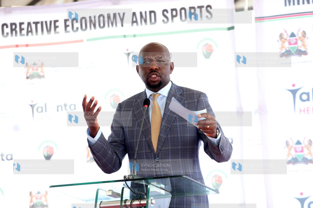 Kipchumba Murkomen address Harambee Stars Under 20 players,