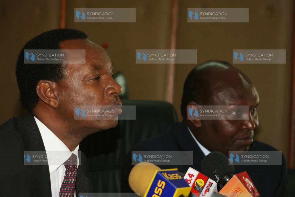 Minister for Industrialization Henry Kosgey