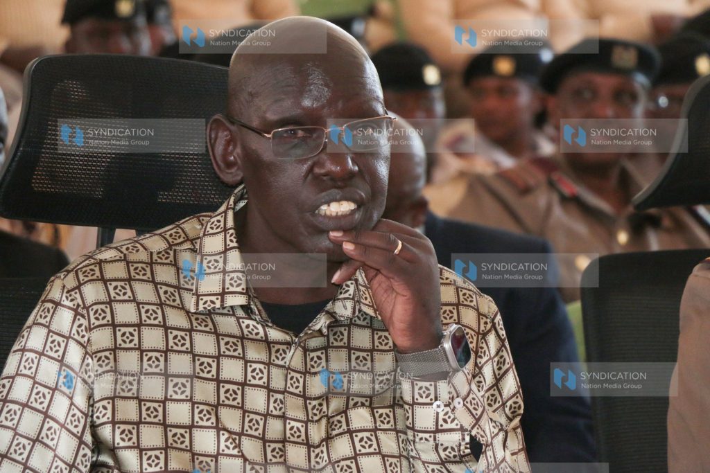 Immigration PS Belio Kipsang attends a sensitization forum
