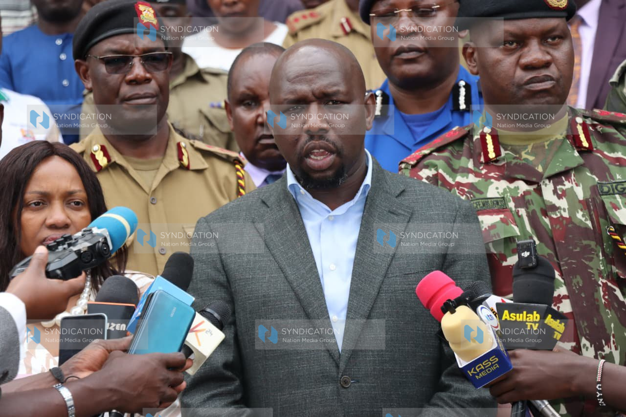Interior CS Kipchumba Murkomen address media