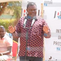 National Assembly Speaker Justin Muturi