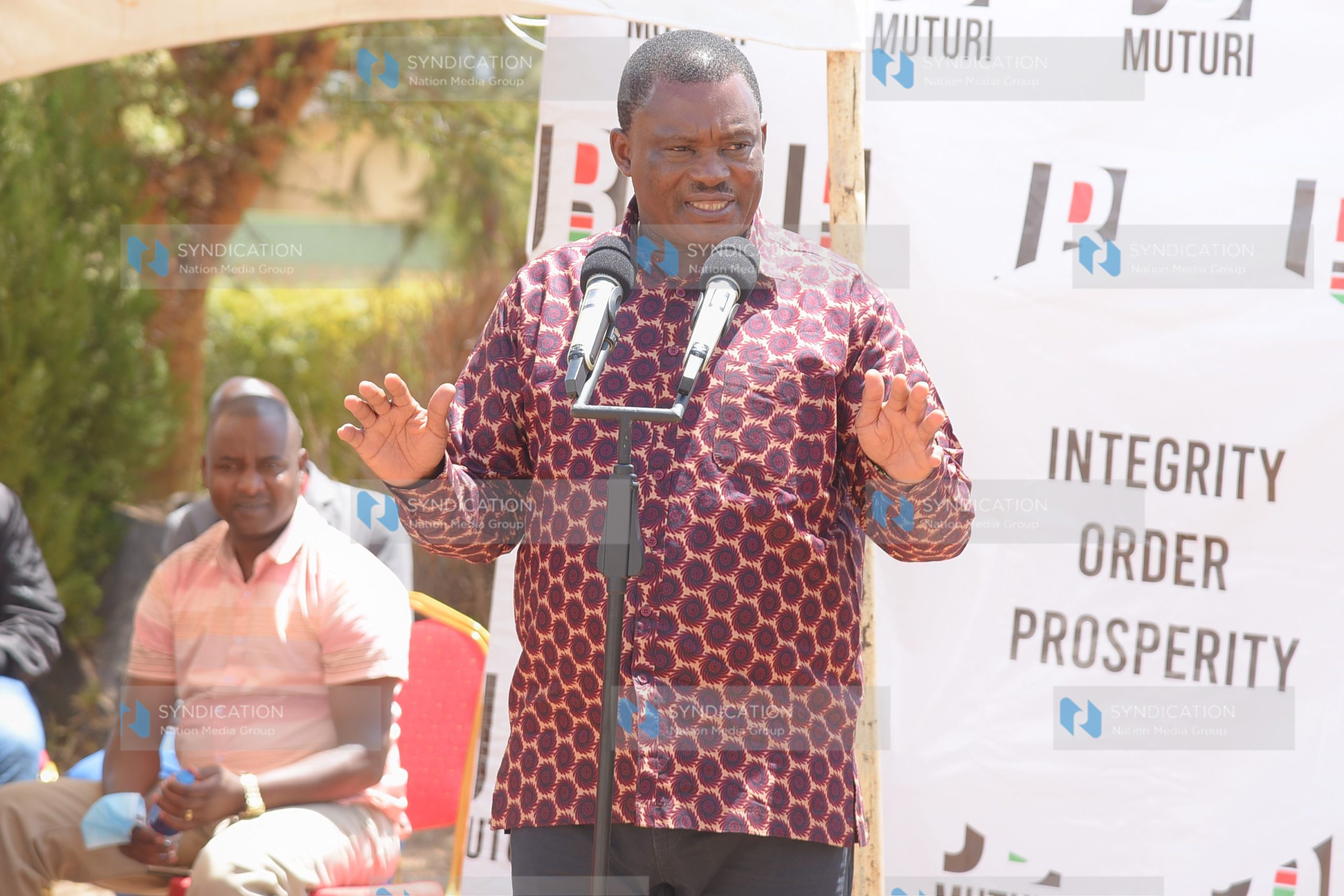 National Assembly Speaker Justin Muturi