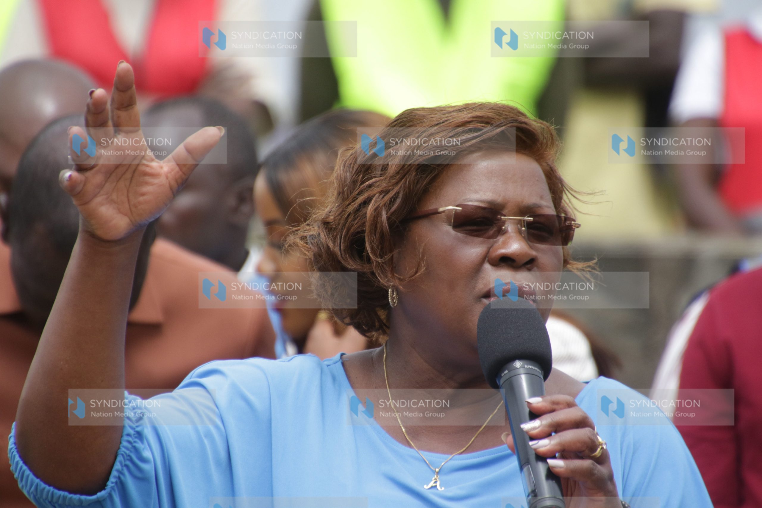 Lands Cabinet Secretary Alice Wahome addresses wananchi