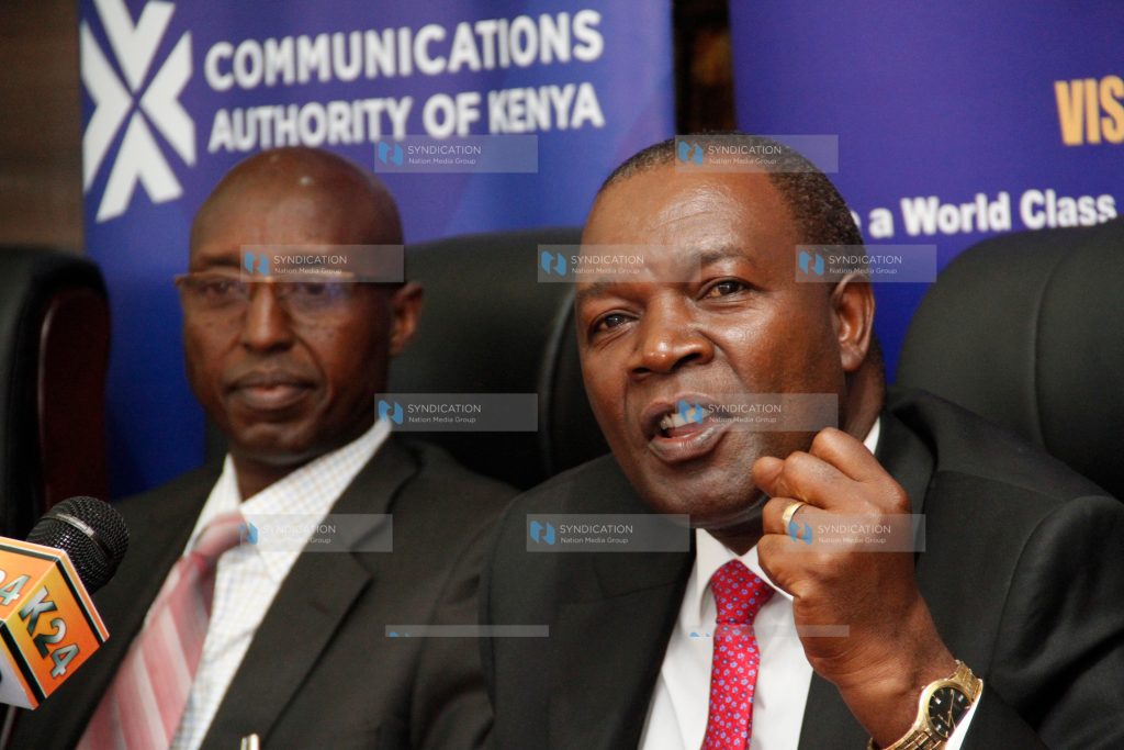 Media briefing to announce the authority's approval of the thin sims technology in the country