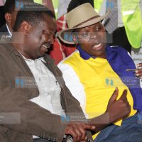 Former Deputy Prime Minister Musalia Mudavadi and Eugene Wamalwa