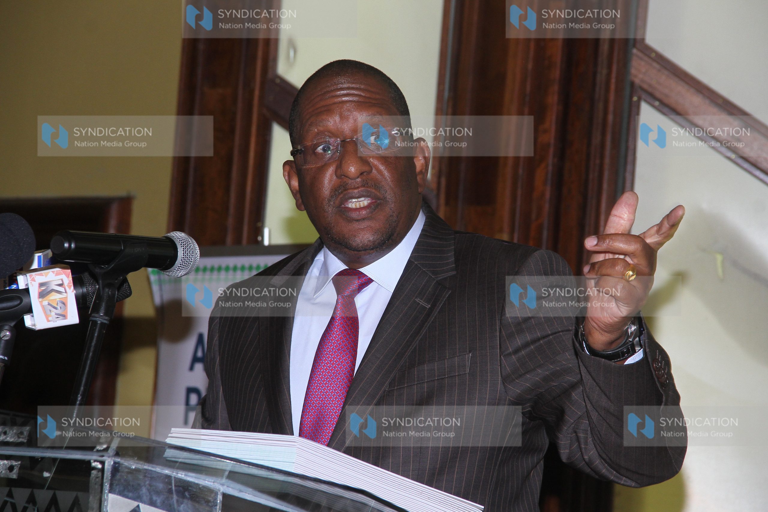 Cabinet Secretary, Ministry of Environment and Forestry Keriako Tobiko