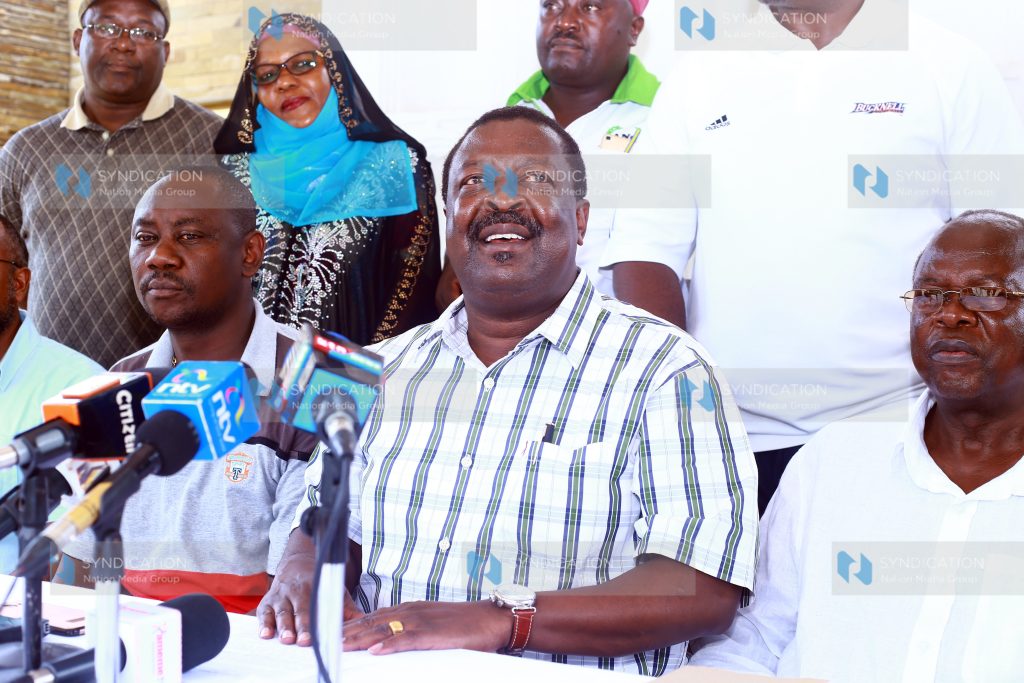 Amani National Congress (ANC) Party leader Musalia Mudavadi