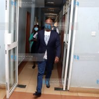 Presidential hopeful Jimi Wanjigi leaving Milimani Law Courts