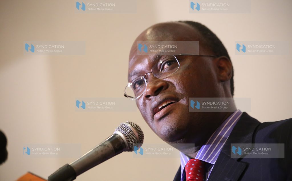 Health Cabinet Secretary James Macharia