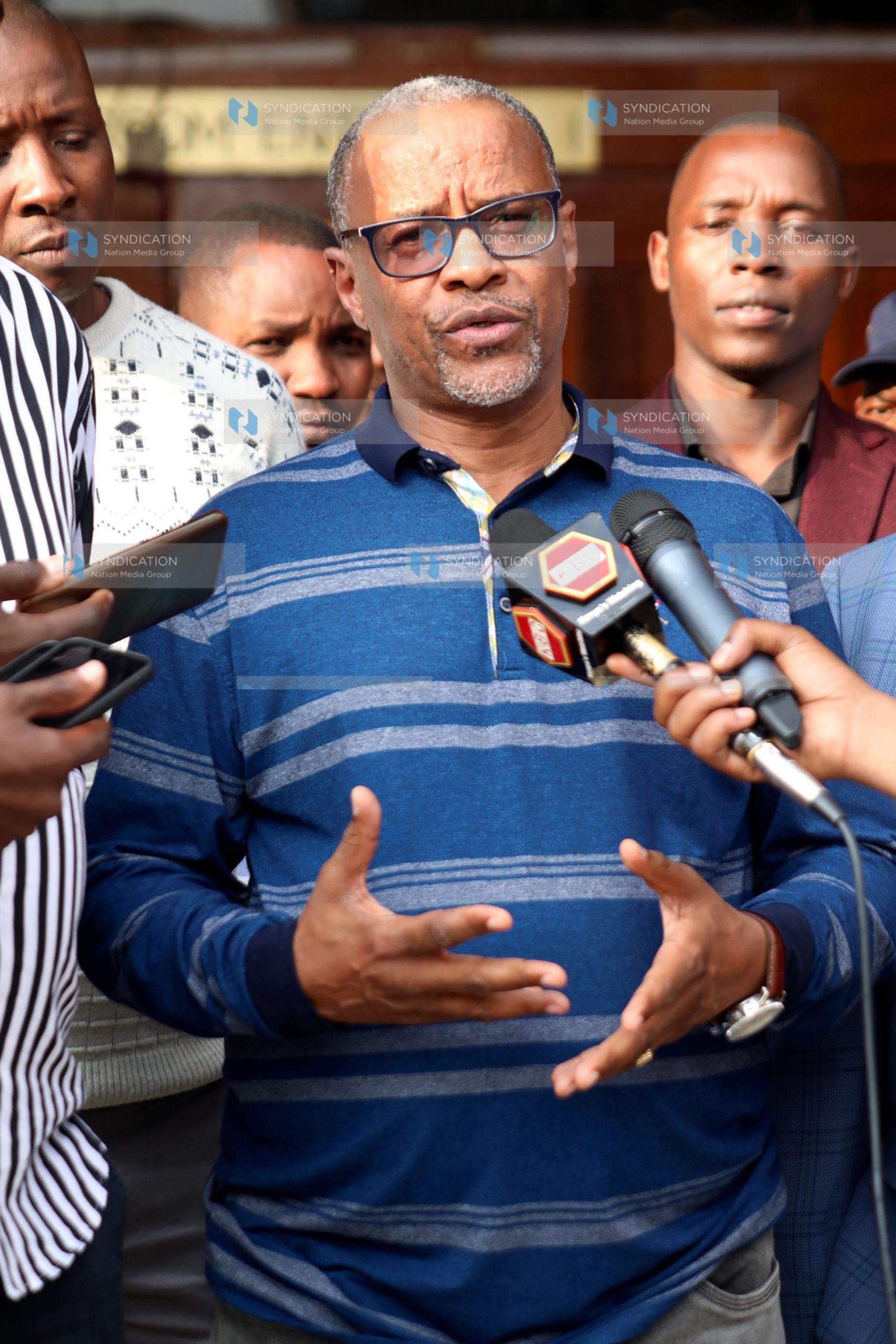 Cabinet Secretary for The Ministry of Lands, Public Works, Housing and Urban Development Zacharia Mwangi Njeru
