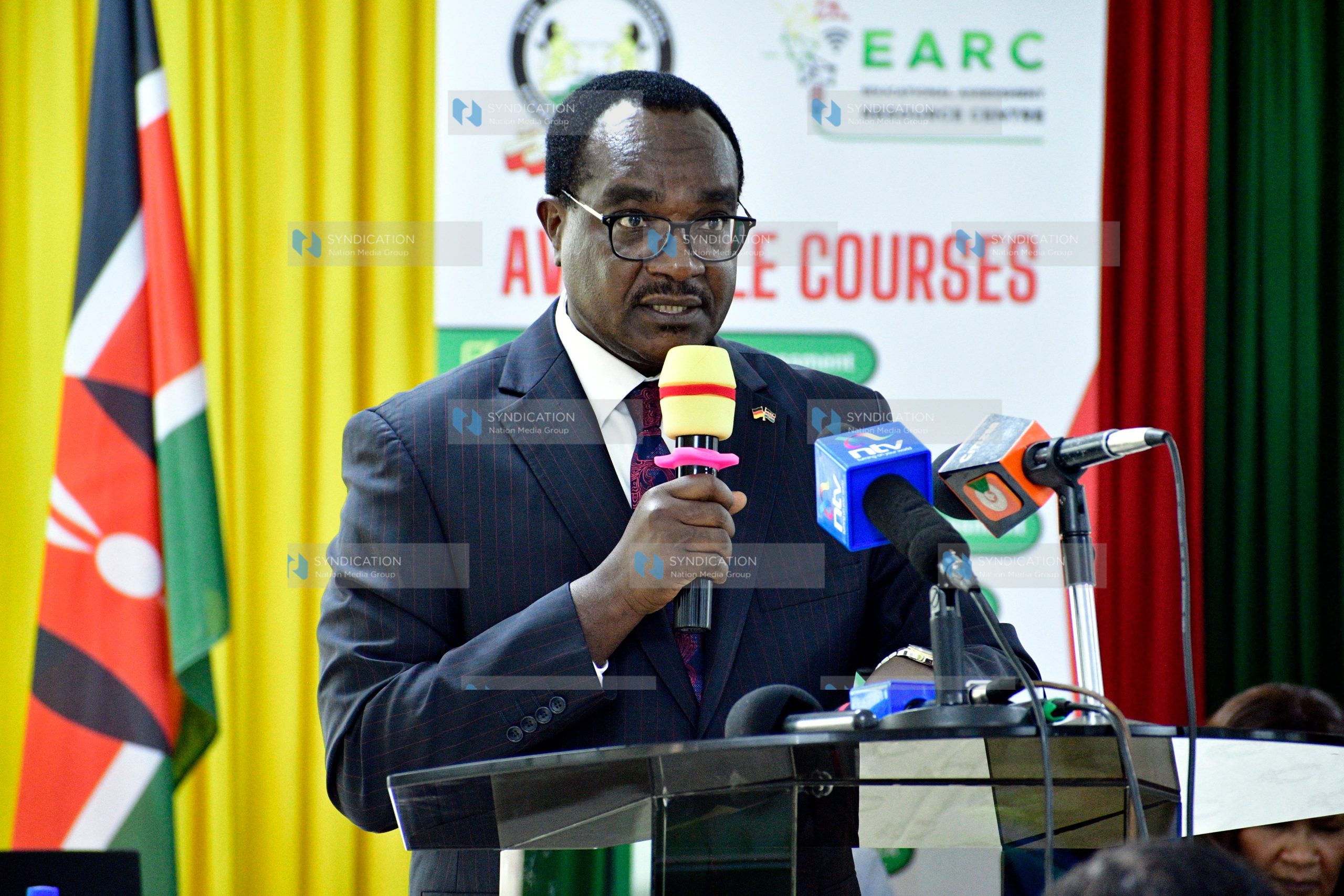 Ministry of Education Cabinet Secretary Julius Migos Ogamba