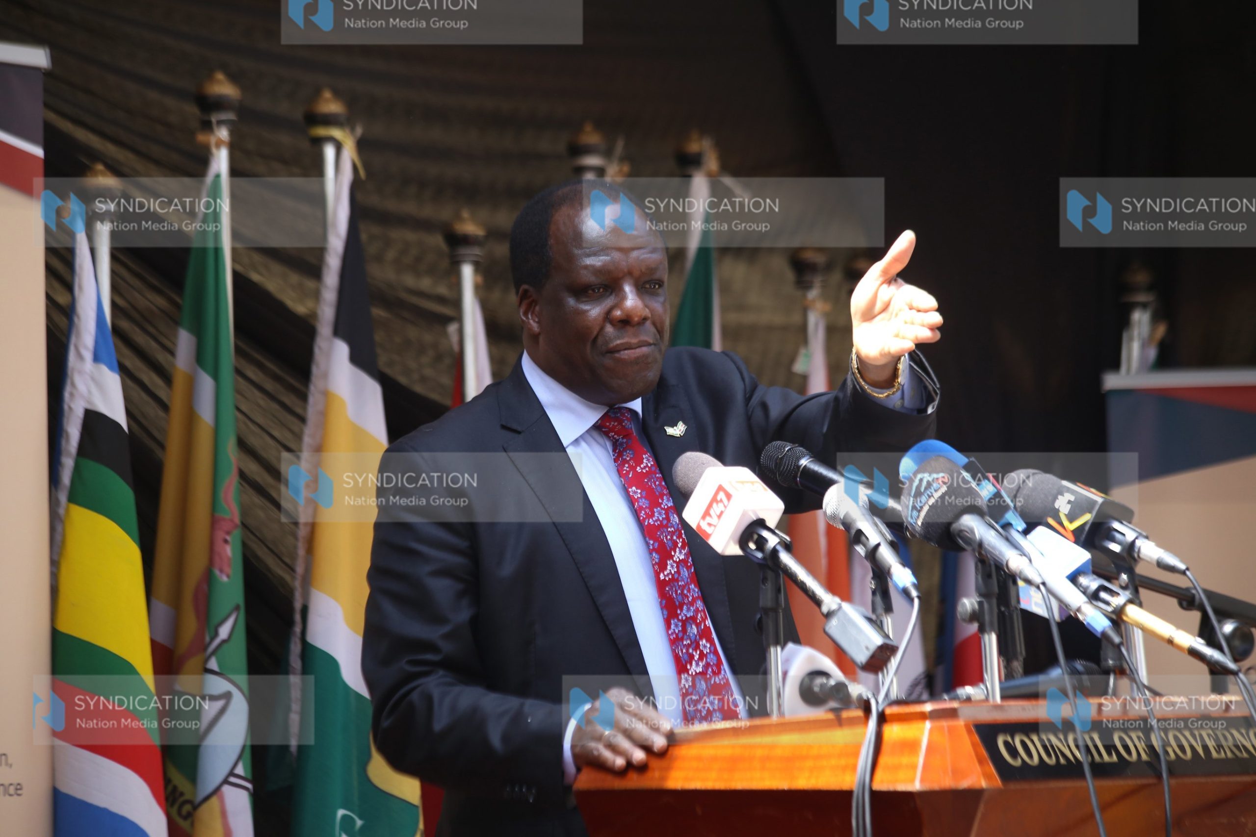 Wycliffe Oparanya when the Council of Governors