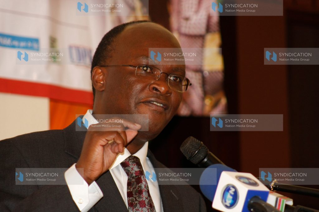 Health Cabinet Secretary James Macharia