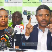 A press conference on the issue of Kenya’s deployment of Police Officers in Haiti