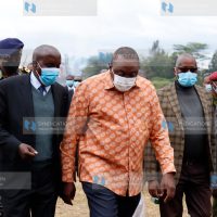 President Uhuru Kenyatta with Kajiado County Governor Hon. Joseph Ole Lenku