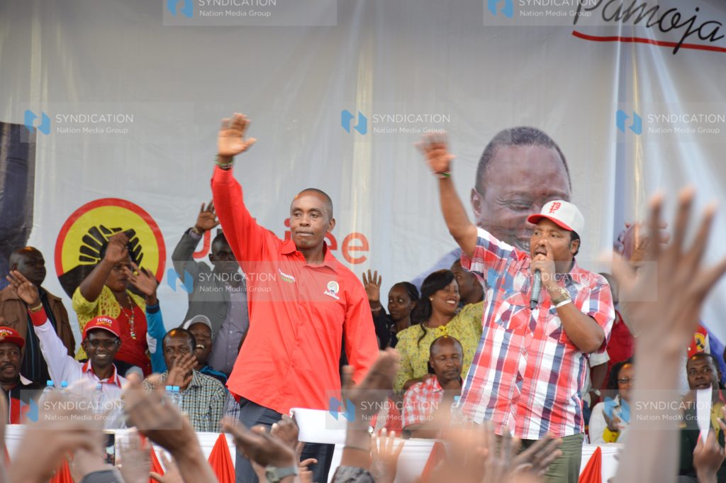 Jubilee rally at Githunguri Stadium