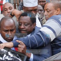 Suna East Member of Parliament Junet Mohamed (right) and his lawyer James Orengo