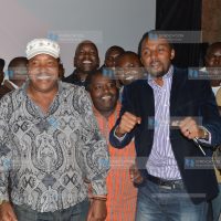 Supporters of former Embakasi MP Ferdinand Waititu celebrate