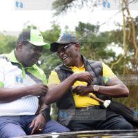 ANC Party Leader Musalia Mudavadi and UDA Chairman Johnson Muthama