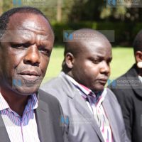 A press conference at Hotel Sirikwa in Eldoret Town