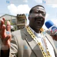 UDF leader Musalia Mudavadi addresses journalists