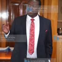 Prime Cabinet Secretary Musalia Mudavadi during an interview
