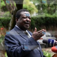 ANC Party Leader Musalia Mudavadi addressed journalists