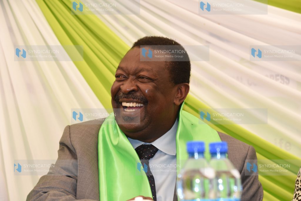ANC Party leader Musalia Mudavadi at the party headquarters