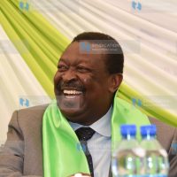 ANC Party leader Musalia Mudavadi at the party headquarters