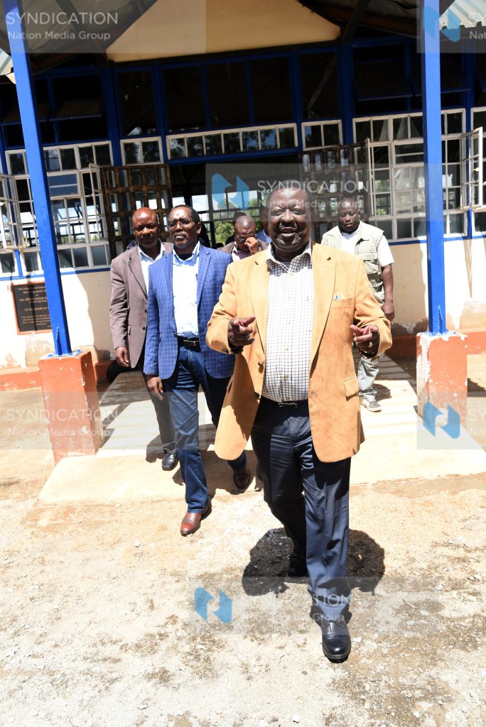 Musalia Mudavadi leaving PCEA Ruaraka Church