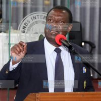 Amani National Congress leader Musalia Mudavadi addresses faithful