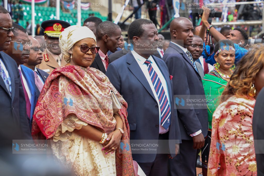 Prime Cabinet Secretary Musalia Mudavadi and his spouse
