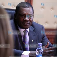 The Speaker of the National Assembly Justin Muturi