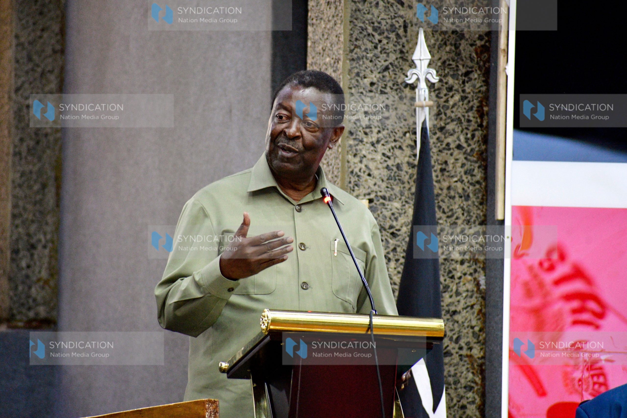 Musalia Mudavadi makes his remarks during the Science, Technology, Research and Innovation (STRI) Week