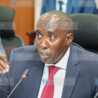 Kajiado Governor Joseph Jama Ole Lenku appearing before the Senate County Public Investment and Special Funds Committee (CPIC)
