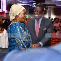 Prime Cabinet Secretary Musalia Mudavadi chats with Tessie Mudavadi