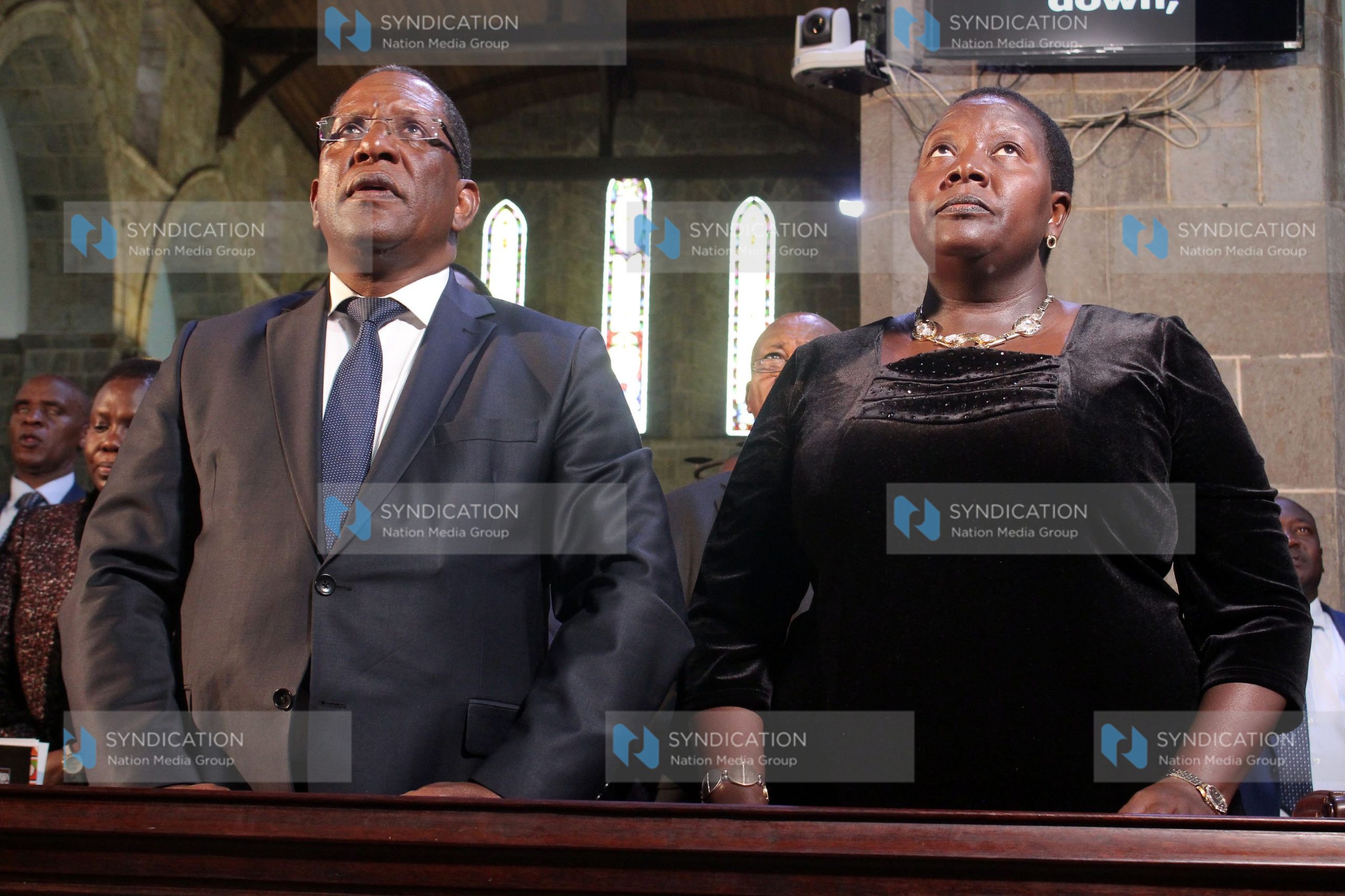 Environment and Forestry CS Keriako Tobiko and his sister Kajiado East MP Peris Tobiko follows the proceeding