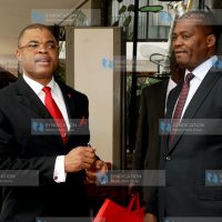 UBA Kenya MD/CEO Tunji Adeniyi and Speaker of the National Assembly Justin Muturi