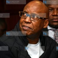 Safina Party presidential aspirant Jimi Wanjigi at the Milimani Law Courts