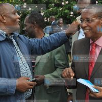 Wiper Democratic Movement Secretary General Mutula Kilonzo with Gideon Ndambuki