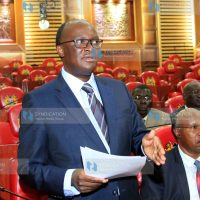 Transport CS James Macharia when he appeared before National Assembly