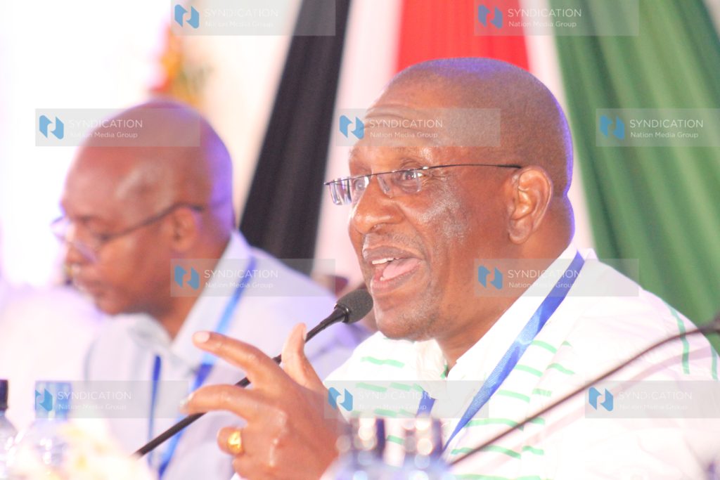 Director of Public Prosecution Keriako Tobiko responds to questions during the Leadership Summit