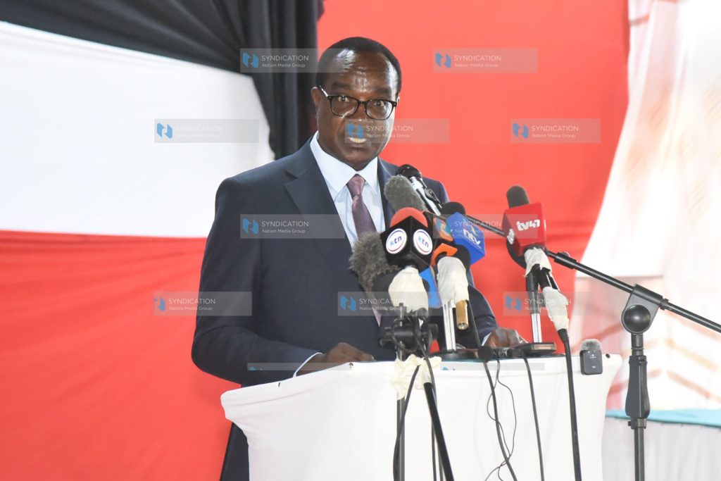 Education Cabinet Secretary Julius Migos Ogamba