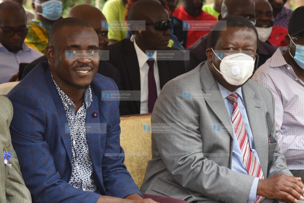 Amani National Congress Party Leader Musalia Mudavadi and Kakamega Senator Cleophas Malala