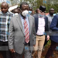 Lugari MP Ayub Savula, Amani National Congress Party Leader Musalia Mudavadi, and Kakamega Senator Cleophas Malala