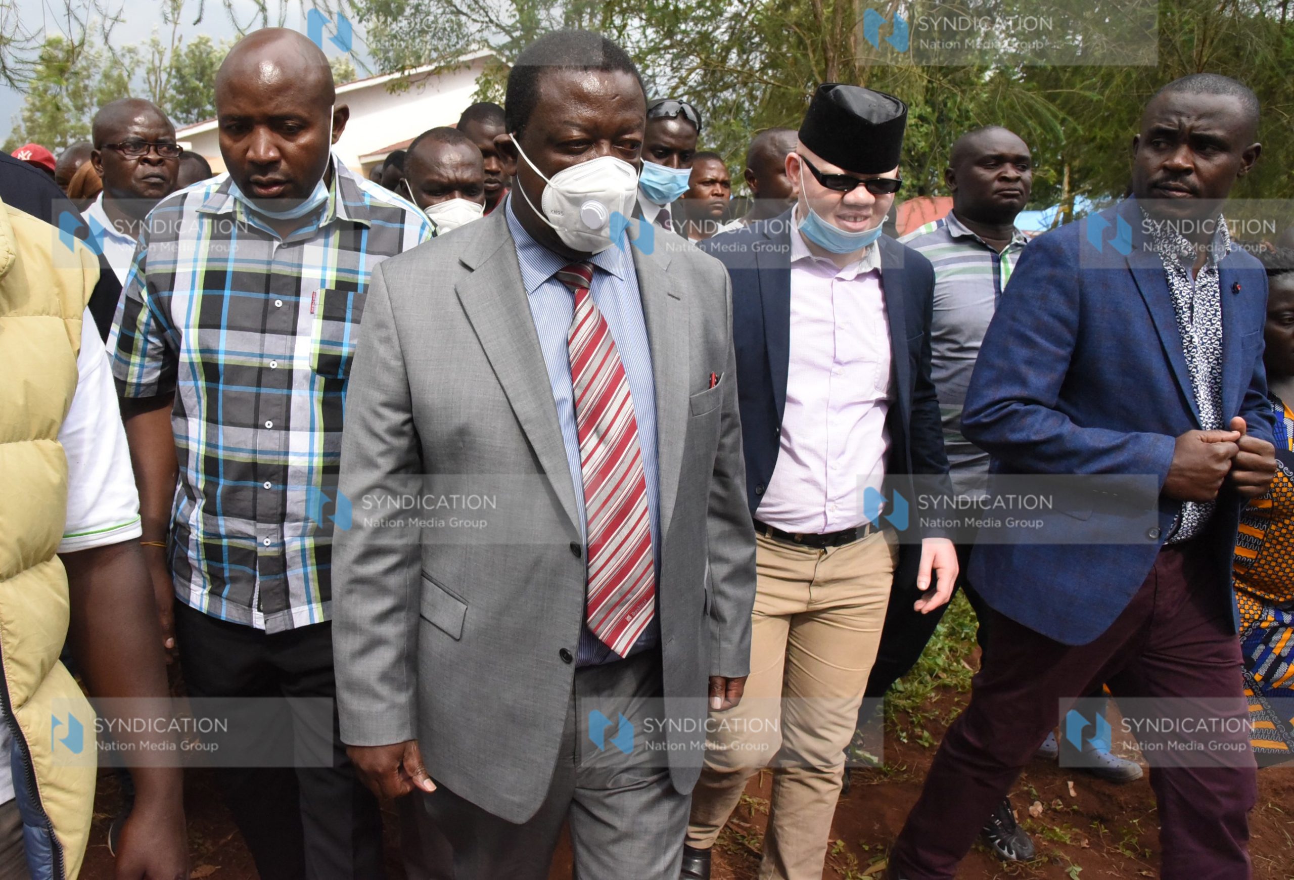 Lugari MP Ayub Savula, Amani National Congress Party Leader Musalia Mudavadi, and Kakamega Senator Cleophas Malala