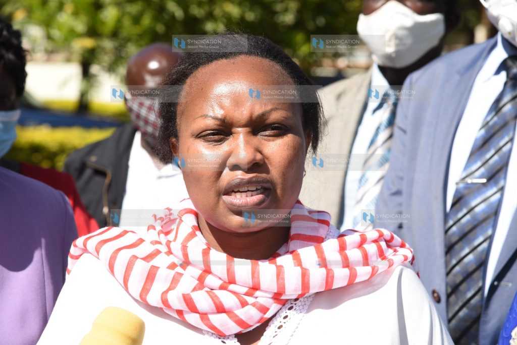 Senate Committee member on Finance and Budget, Senator Millicent Omanga