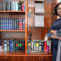 Newly Elected Law Society of Kenya President Faith Odhiambo during an interview