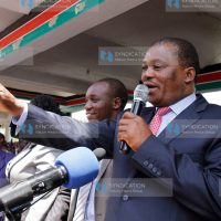 National Assembly Speaker Justin Muturi condoles family and mourners