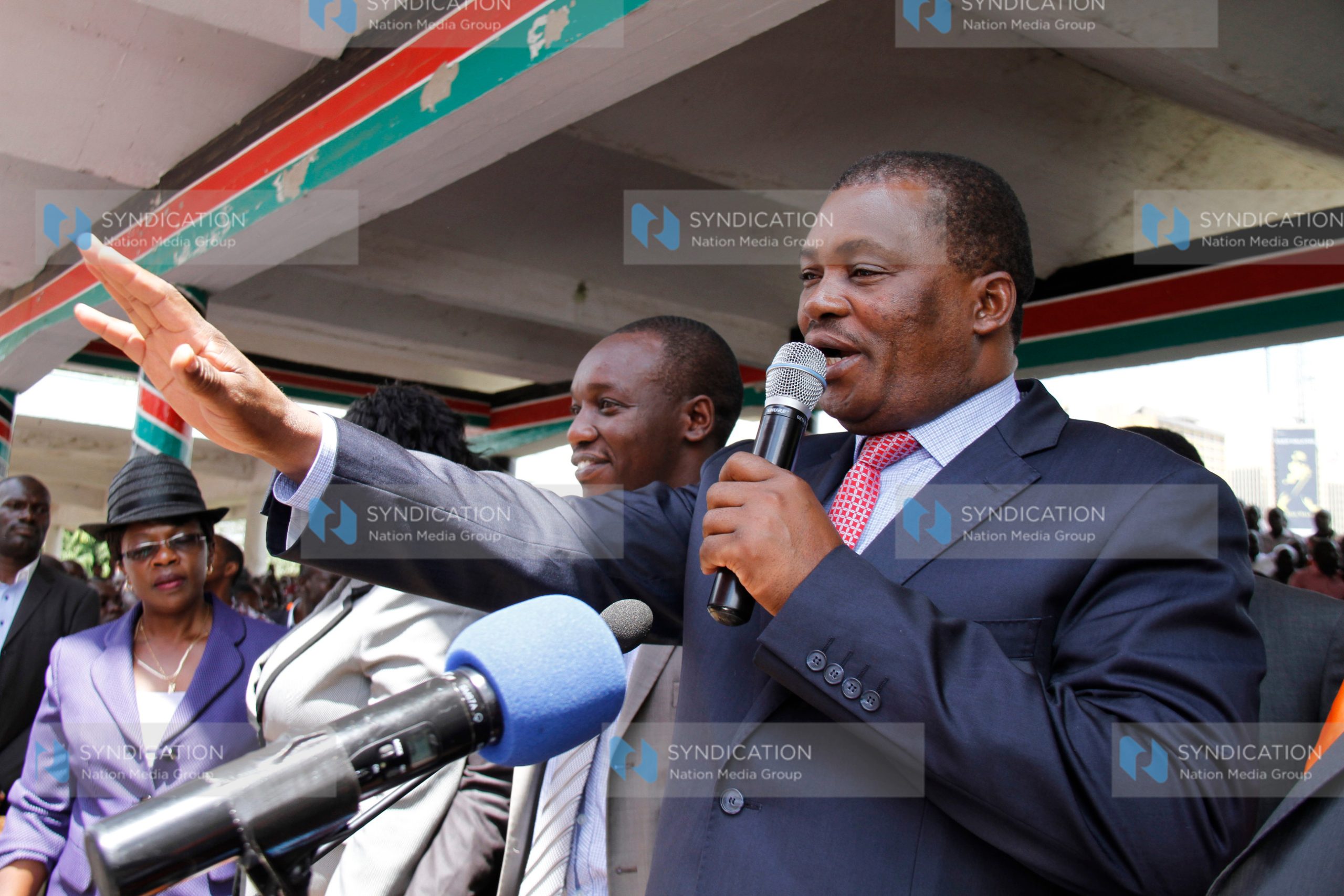 National Assembly Speaker Justin Muturi condoles family and mourners